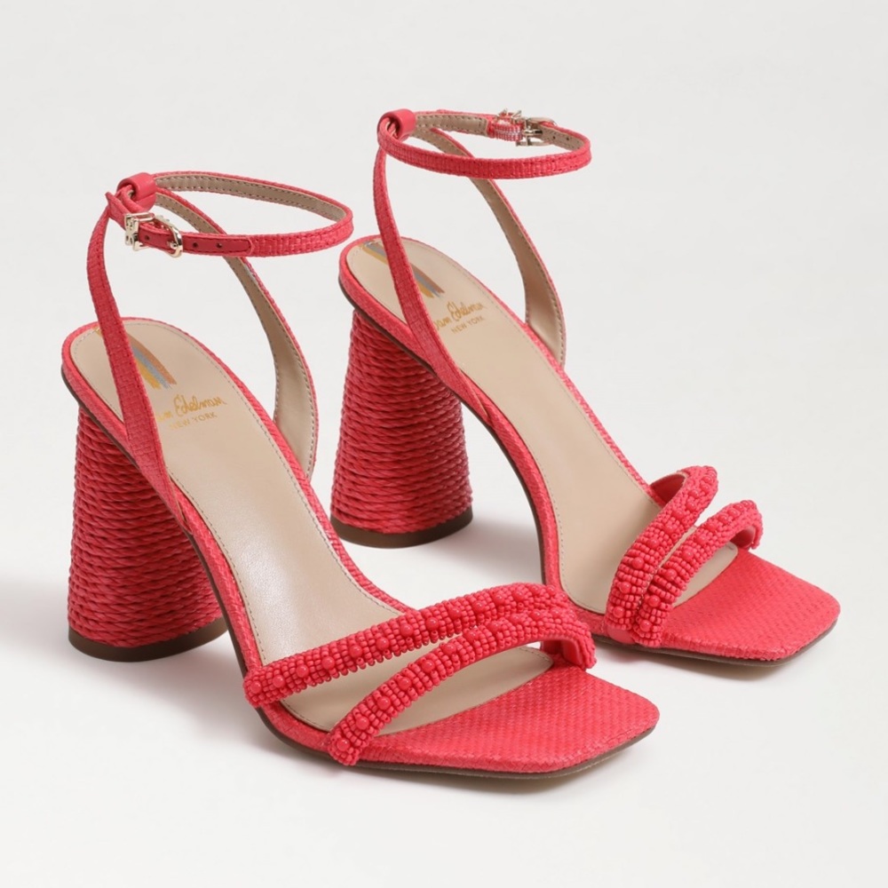 NWT Sam Edelman Kia Beads Block Sandal